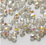 Zdjęcie - Fire Polish Silver Lined - Crystal AB (SLX00030) 3mm
